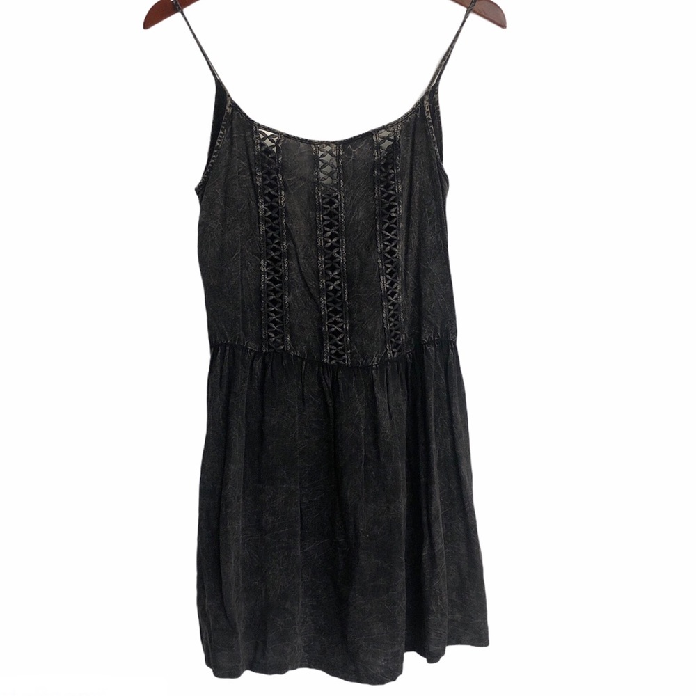 Finn & Clover Distressed Black Dress XS